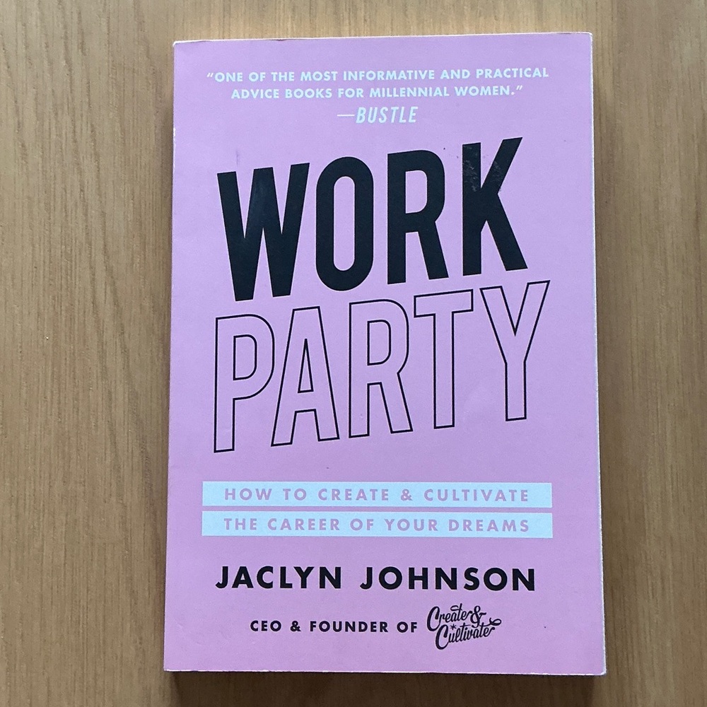 Pink 'Work Party' Book by Jaclyn Johnson
